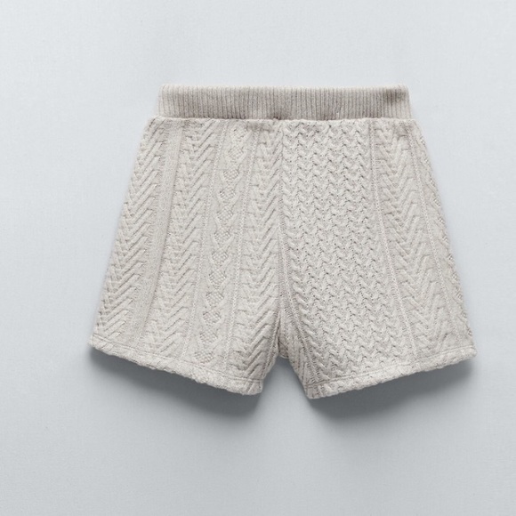 Cable knit shorts - Picture 3 of 7
